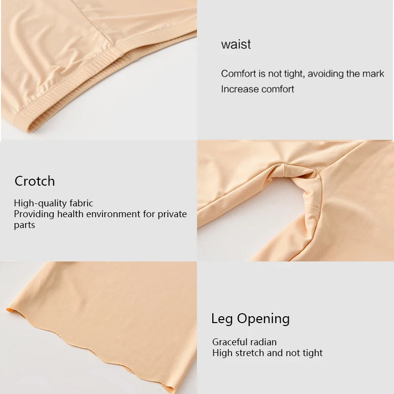 Seamless Pants Anti Rub Safety Shorts Under Skirt Panties