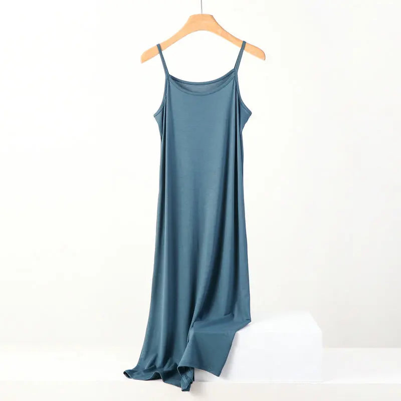 Versatile slim long inner nightgown suspender