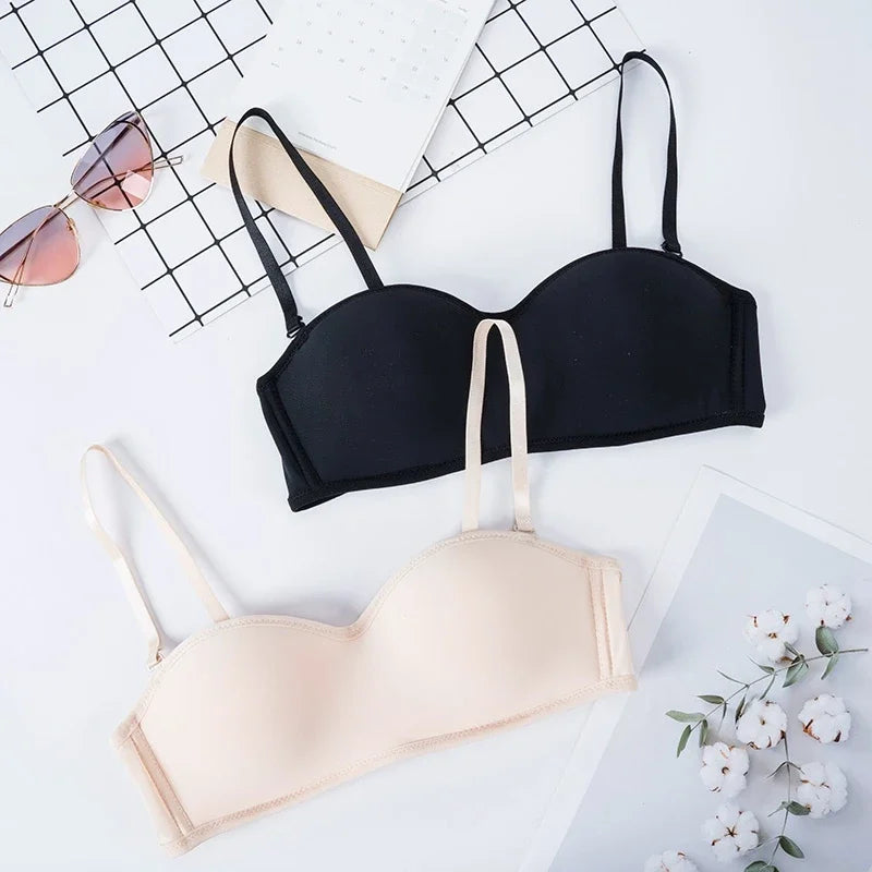 Invisible Bra Strapless Bralette 1/2 cup