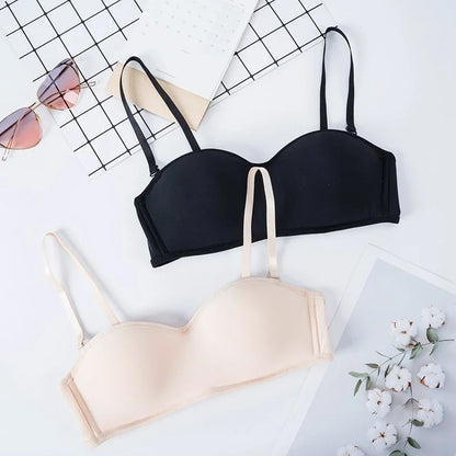 Invisible Bra Strapless Bralette 1/2 cup